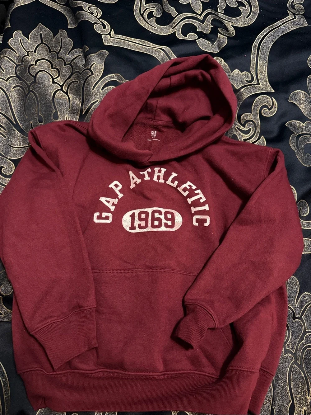 GAP Maroon 'GAP Athletic 1969' Pullover Hoodie